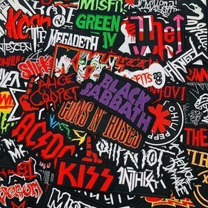 10pc Rock Band Patches - Classic and Modern Artists Bands - Choose or Random